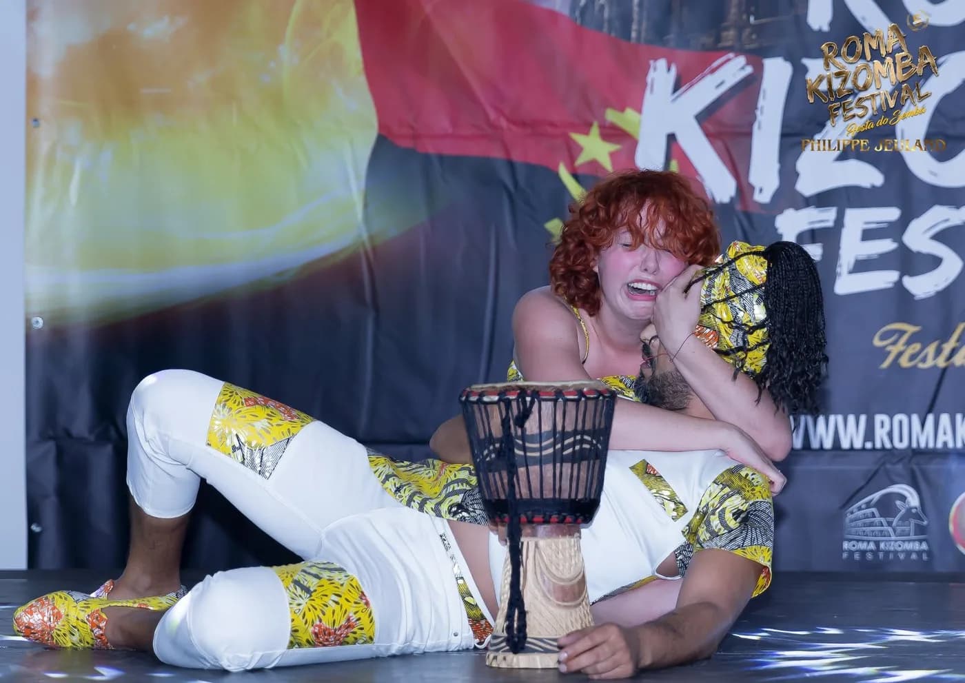 Jade Tchey en escena en el Roma Kizomba Festival